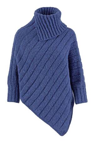 Knitting set Poncho  with knitting instructions in garnwelt box