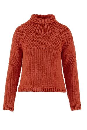 Strickset Sweater WAD WOOLADDICTS FIRE BRILLIANT BEAM mit Anleitung in garnwelt-Box S