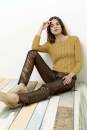 Knitting set Pullover  with knitting instructions in garnwelt box in size S