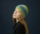 Knitting set Hat MERINO+ COLOR with knitting instructions in garnwelt box in size DG