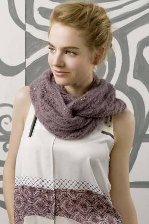 Strickset Loop mit Anleitung in garnwelt-Box ca 26 x 150 cm
