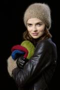Strickset Mütze Lang Yarns MOHAIR LUXE HAT+ARM WARMERS mit Anleitung in garnwelt-Box one size