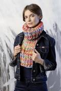 Strickset Schal mit Latz Lang Yarns YOUNG mit Anleitung in garnwelt-Box ca 60 x 55 cm