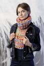 Strickset Schal mit Latz Lang Yarns YOUNG mit Anleitung in garnwelt-Box ca 60 x 55 cm