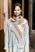 Knitting set Scarf  with knitting instructions in...