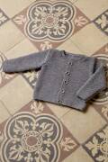 Strickset Jacke Lang Yarns MERINO  COMPACT mit Anleitung in garnwelt-Box 62