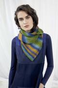 Strickset Dreiecktuch und Loop Lang Yarns ROSALBA mit Anleitung in garnwelt-Box ca 55x120 cm und ca 30x136 cm