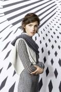 Strickset Stola mit Armloch Lang Yarns PUNO mit Anleitung...