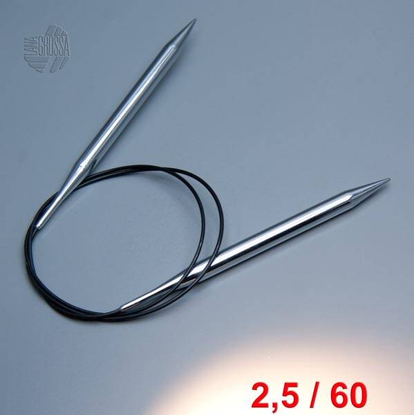 Lana Grossa Rundstricknadel Messing 60cm / 2,5mm Lana Grossa Rundstricknadel Messing 60cm / 2,5mm