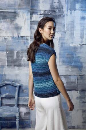 Strickset Pullover Lang Yarns SOL DÉGRADÉ mit Anleitung in garnwelt-Box