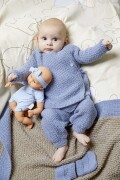 Strickset Strampler Lang Yarns BABY WOOL mit Anleitung in garnwelt-Box 68