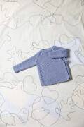 Strickset Wickeljacke Lang Yarns BABY WOOL mit Anleitung in garnwelt-Box 56