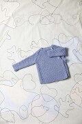 Strickset Wickeljacke Lang Yarns BABY WOOL mit Anleitung in garnwelt-Box 74