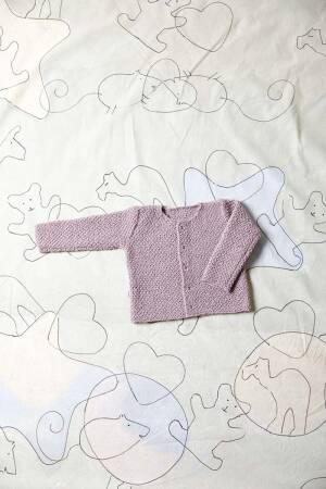 Strickset Jacke Lang Yarns BABY WOOL mit Anleitung in garnwelt-Box