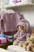 Strickset Kapuzenpullunder Lang Yarns BABY WOOL mit Anleitung in garnwelt-Box 56