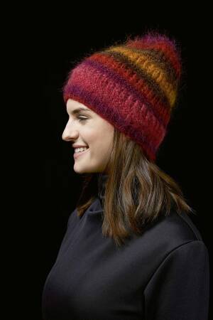 Strickset Mütze Lang Yarns VICTORIA mit Anleitung in garnwelt-Box ca 50 cm
