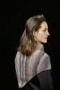 Knitting set Triangular shawl  with knitting instructions in garnwelt box
