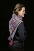 Strickset Vierecktuch Lang Yarns NOVENA COLOR mit Anleitung in garnwelt-Box ca 70 x 70 cm