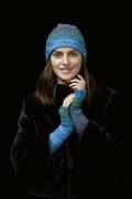 Strickset Mütze Lang Yarns MERINO+ COLOR mit...