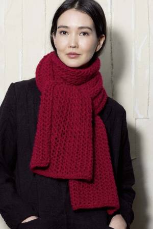 Knitting set Scarf CASHMERE LIGHT with knitting instructions in garnwelt box