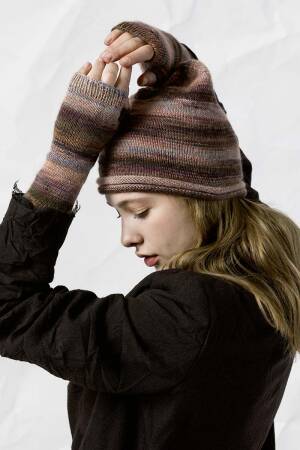 Strickset Mütze Lang Yarns DIPINTO mit Anleitung in garnwelt-Box