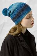 Knitting set Hat MERINO+ COLOR with knitting instructions...
