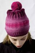 Strickset Mütze Lang Yarns MERINO+ COLOR mit Anleitung in garnwelt-Box