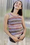 Knitting set Top  with knitting instructions in garnwelt box in size S