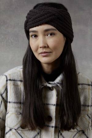Knitting set Headband  with knitting instructions in garnwelt box
