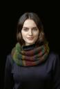 Knitting set Snood  with knitting instructions in garnwelt box in size ca 40 x 80 cm