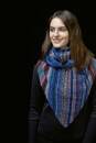 Strickset Dreiecktuch Lang Yarns GRETA mit Anleitung in garnwelt-Box