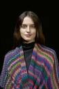 Knitting set Shawl  with knitting instructions in garnwelt box in size ca 53 x 165 cm