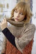 Knitting set Oversized pullover  with knitting instructions in garnwelt box in size one size