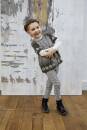 Knitting set Short-sleeved cardigan  with knitting instructions in garnwelt box