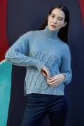 Knitting set Pullover CASHMERE CLASSIC with knitting instructions in garnwelt box in size S