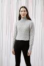 Strickset Pullover Lang Yarns CASHMERE LIGHT / CASHMERE LACE mit Anleitung in garnwelt-Box