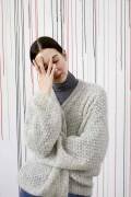 Strickset Jacke Lang Yarns LUSSO mit Anleitung in...