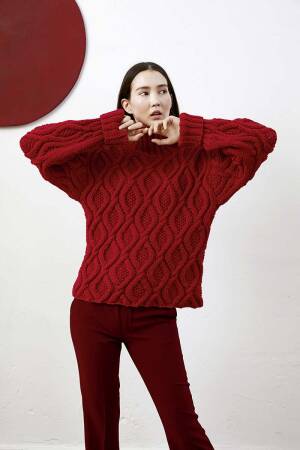 Knitting set Sweater MERINO 70 with knitting instructions in garnwelt box in size S-M