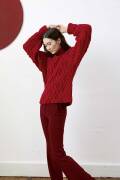 Knitting set Sweater MERINO 70 with knitting instructions in garnwelt box in size S-M