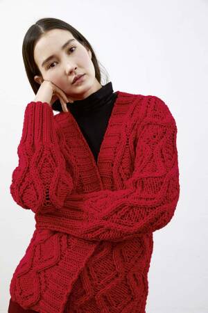 Knitting set Jacket MERINO 50 with knitting instructions in garnwelt box