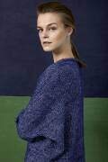 Strickset Pullover Lang Yarns ANGELINA mit Anleitung in...