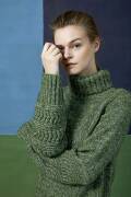 Knitting set Sweater  with knitting instructions in garnwelt box in size S