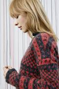 Strickset Damenpullover Lang Yarns YAK / ALPACA SUPERLIGHT mit Anleitung in garnwelt-Box