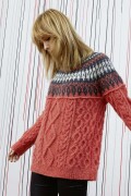 Strickset Pullover Lang Yarns ALPACA SUPERLIGHT mit Anleitung in garnwelt-Box M