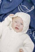 Strickset Jäckchen mit Kapuze Lang Yarns CASHMERINO FOR BABIES AND MORE mit Anleitung in garnwelt-Box