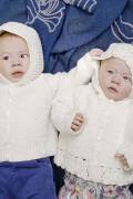 Strickset Jäckchen mit Kapuze Lang Yarns CASHMERINO FOR BABIES AND MORE mit Anleitung in garnwelt-Box 56-62