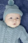 Strickset Mütze Lang Yarns CASHMERINO FOR BABIES AND MORE mit Anleitung in garnwelt-Box 56-62