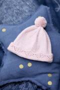 Knitting set Hat  with knitting instructions in garnwelt box