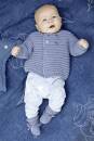 Strickset Jäckchen Lang Yarns CASHMERINO FOR BABIES AND MORE mit Anleitung in garnwelt-Box 56