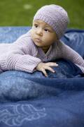 Strickset Jäckchen Lang Yarns CASHMERINO FOR BABIES AND MORE mit Anleitung in garnwelt-Box 56